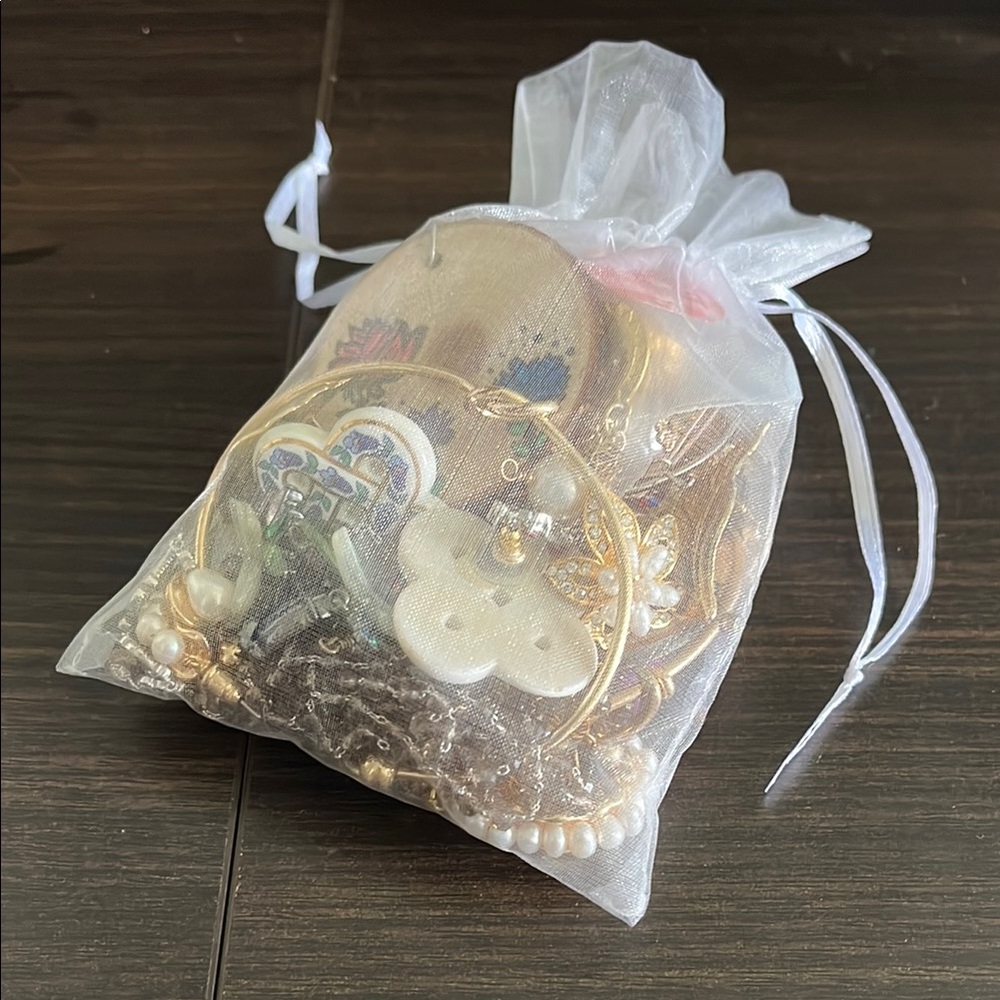 Assorted Jewelry Set in Organza Bag